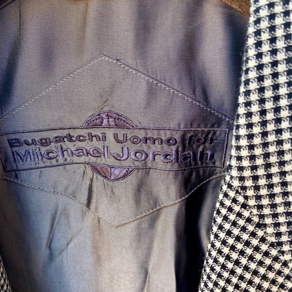 Bugatchi houndstooth one-button blazer - Picture 2 of 6